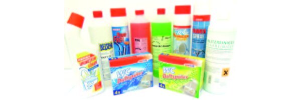 Reinigungsmittel für Sanitär- und WC-Bereich
