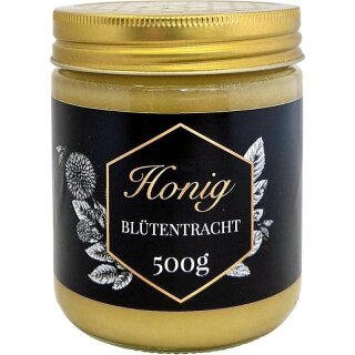 Honig Blütentracht 500g Glas
