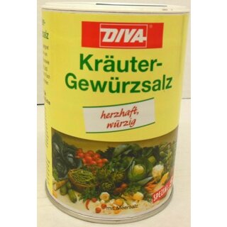 Kräuter-Gewürz-Salz Streudose 250g